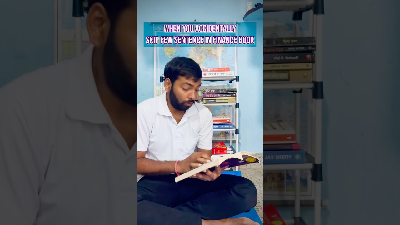 Me every time I read finance books 