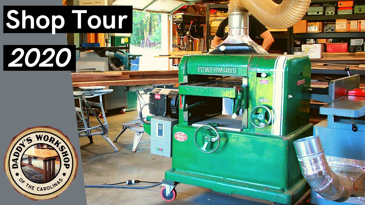 Shop Tour - Woodworking Shop Tour of Daddy's Workshop of the Carolinas 2020