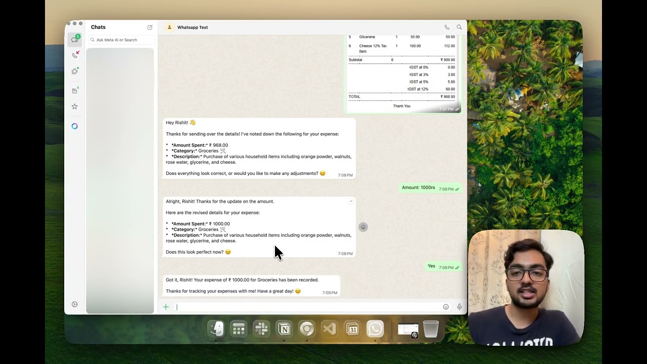 AI Expense Tracker using WhatsApp ( Voice, Text, Picture ) | N8N Automation