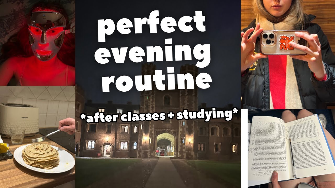 EVENING RESET ROUTINE | after classes, steps that really work for students