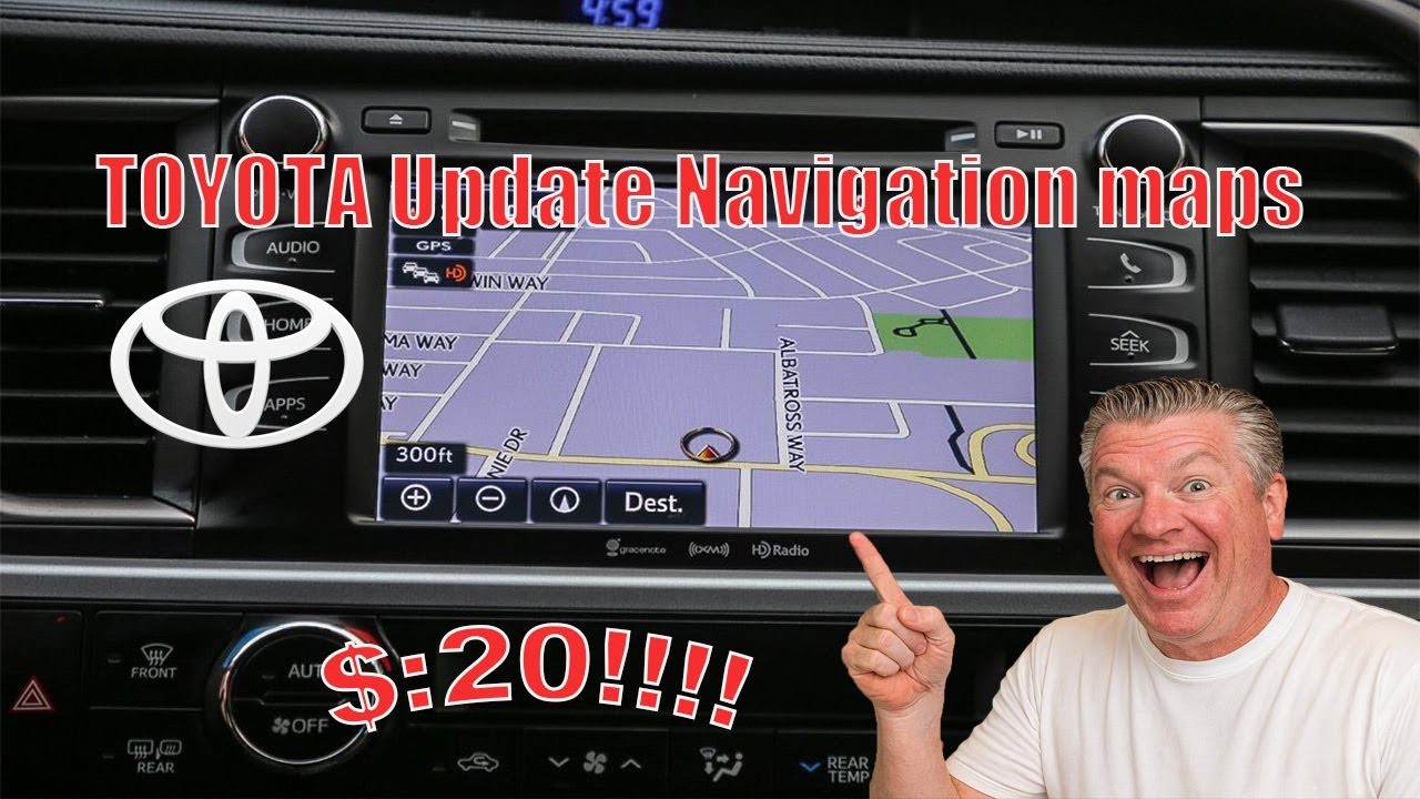 Toyota Navigation SD Card Update 2025 Latest  Map。