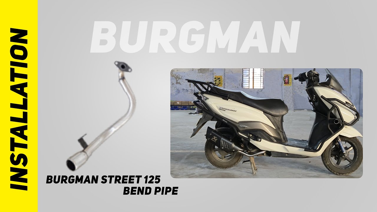 BURGMAN STREET BEND PIPE MODIFICATION HTEXHAUST