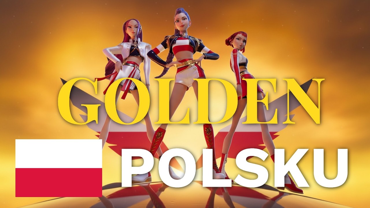 GOLDEN PO POLSKU (Lyrics) KPop Demon Hunters Huntrix Piosenki Tłumaczenie