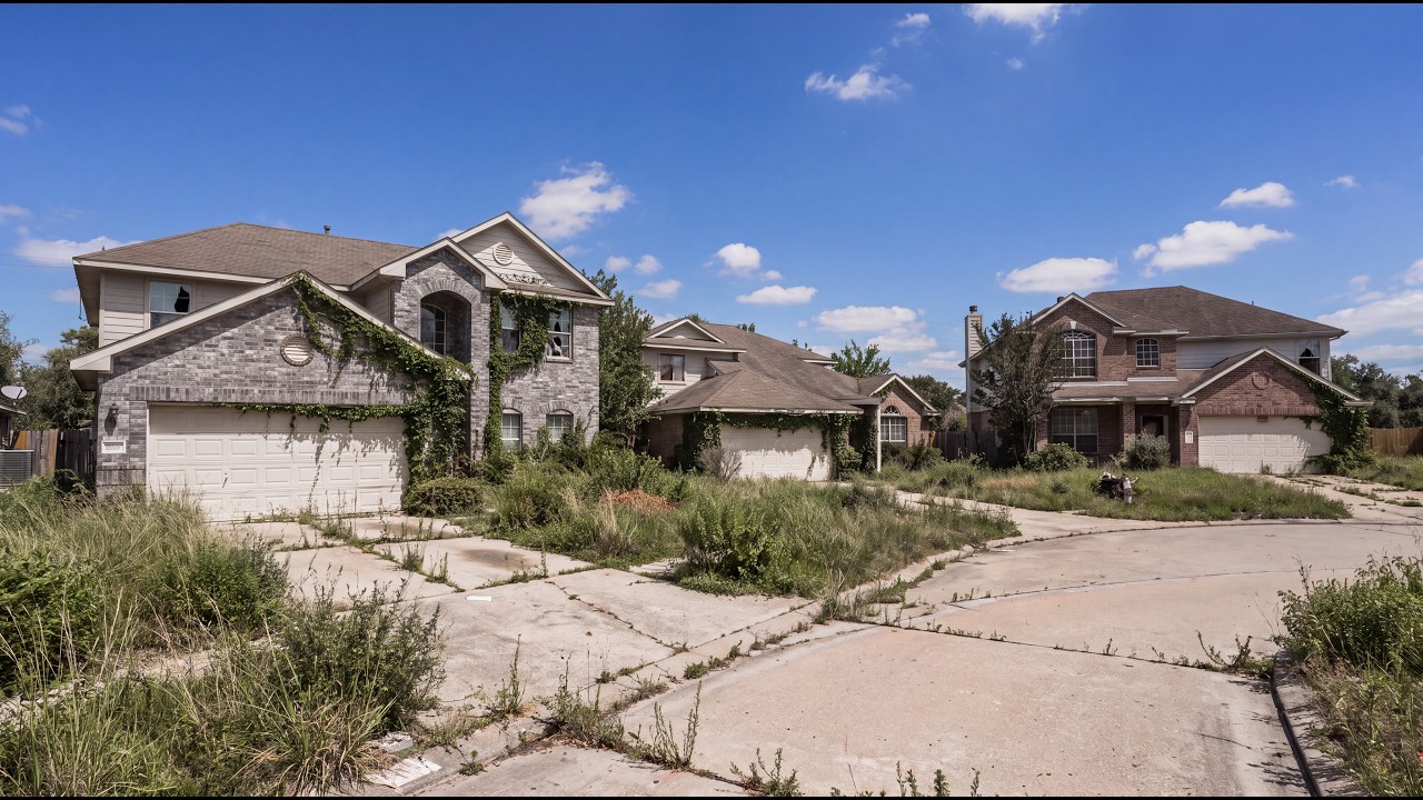ABANDONED Neighborhood Of McMansions Overtaken by Squatters | 40+ Houses