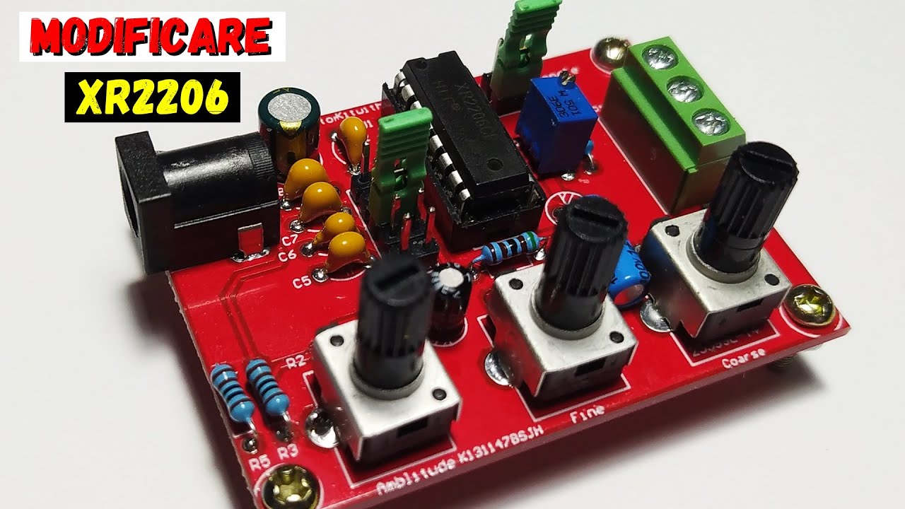 Modificare generator de semnal XR2206
