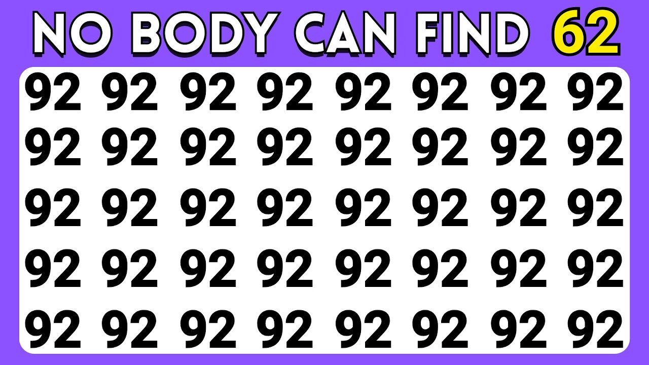 Find The Odd Number And Letter Editions 👀🔍 | Check Your Eyes Skills | Find Odd One Out 👀