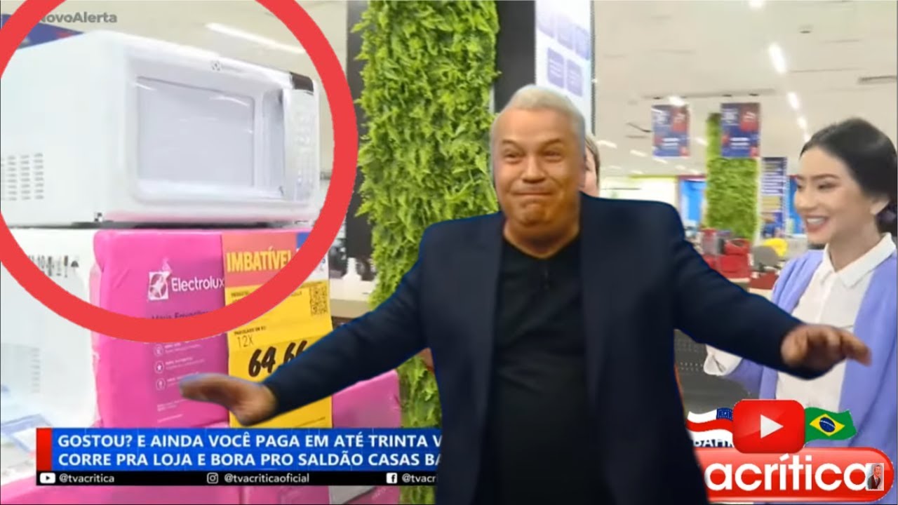REPÓRTER CONFUNDE MICROONDAS COM AR CONDICIONADO !