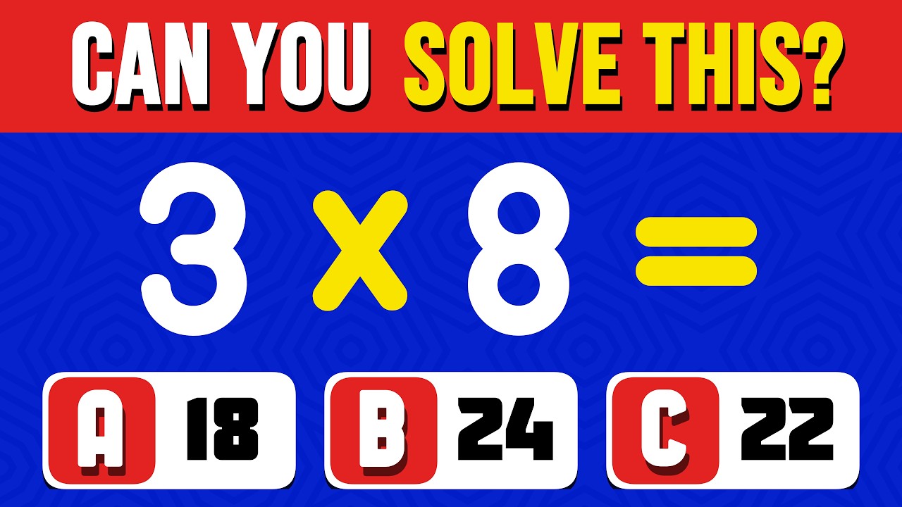 Can You Pass This Maths Quiz...? 🧠➗✖️ | Easy, Hard, Extreme