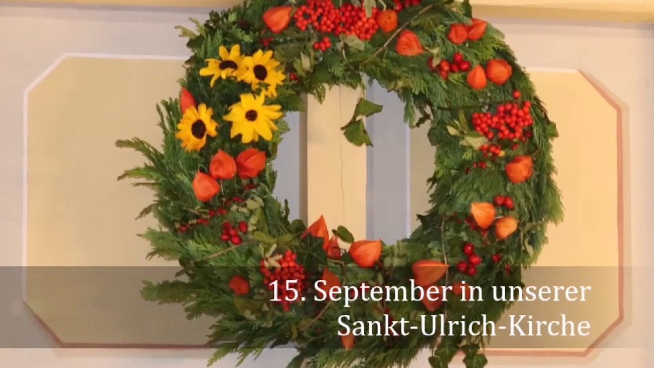 Erntedank 2019 - zu Gottes Dank und Gottes Ehr