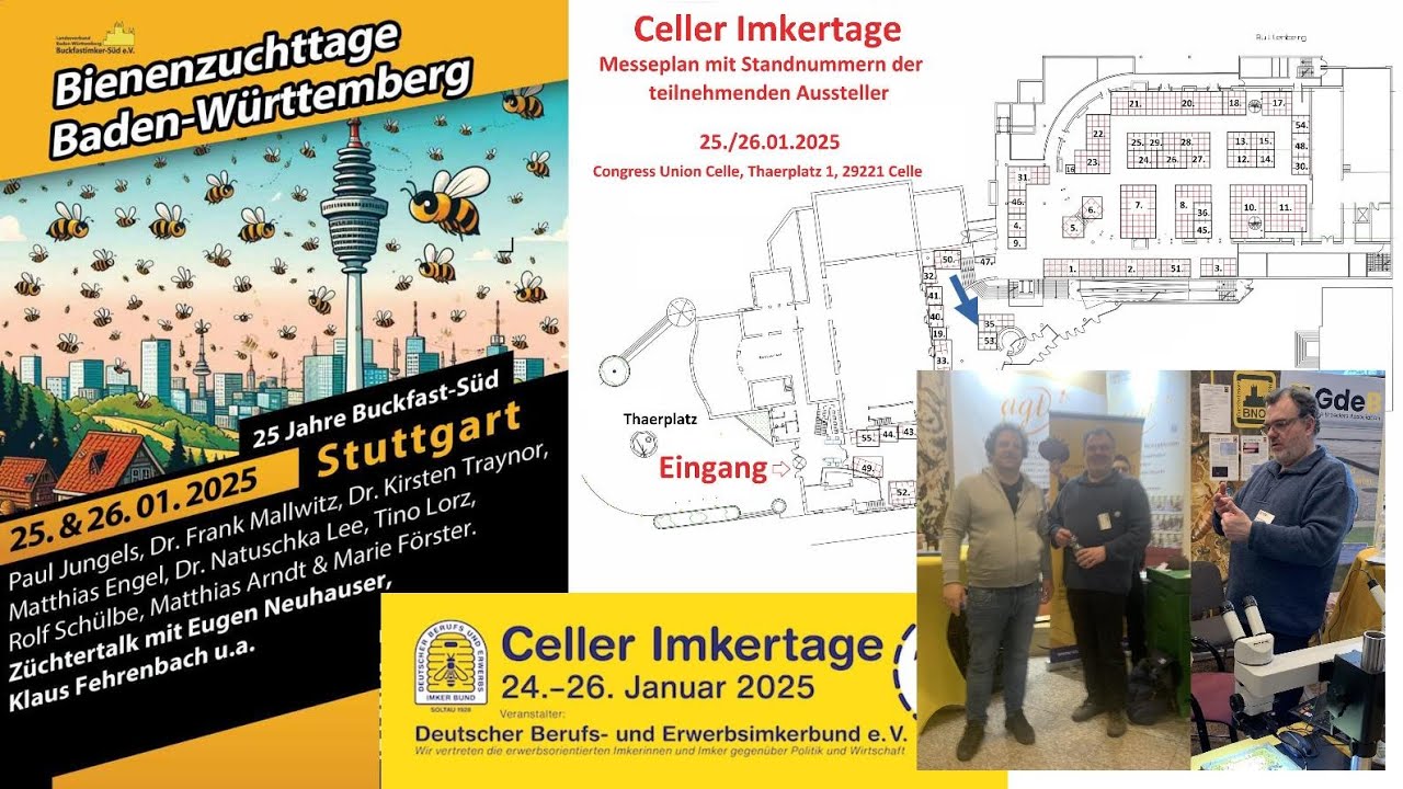 27.1.'24 Doppelnachlese Celler Imkertage & Bienenzuchttage Baden-Württemberg