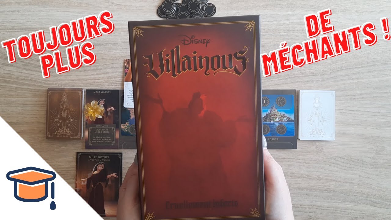 Les règles du jeu de société/de l'extension Villainous Cruellement Infects - Pitexplique #34