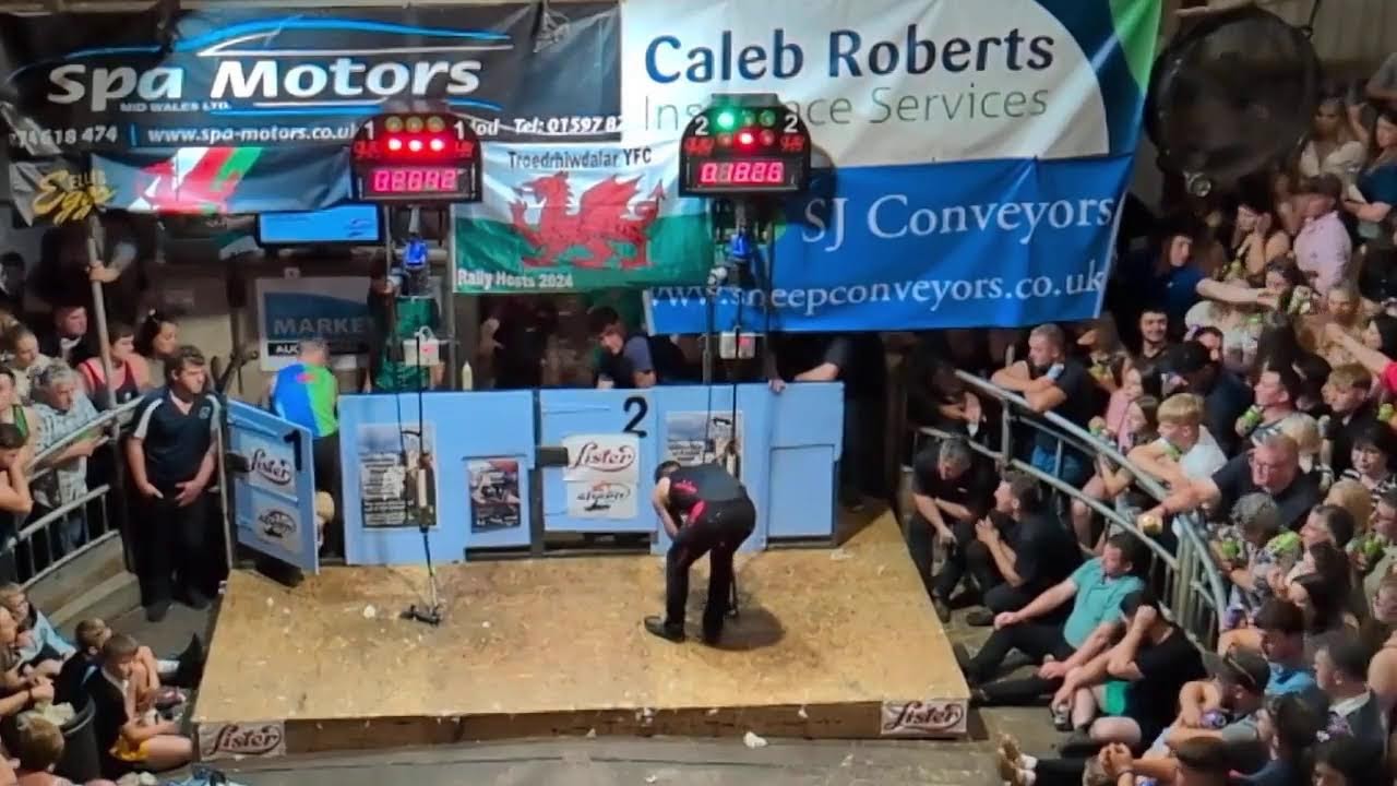 Open Competitors in The Welsh International Speed Shear 2025