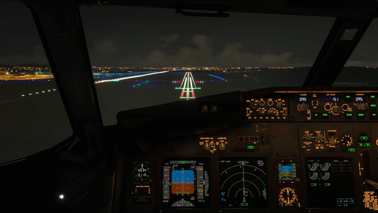 POUSO EM GUARULHOS [SBGR/GRU] | PMDG BOEING 737-800 | MSFS2024