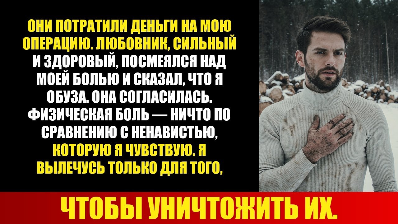 ОНИ ПОТРАТИЛИ ДЕНЬГИ НА МОЮ ОПЕРАЦИЮ. ЛЮБОВНИК, СИЛЬНЫЙ И ЗДОРОВЫЙ, ПОСМЕЯЛСЯ НАД МОЕЙ БОЛЬЮ И СК...