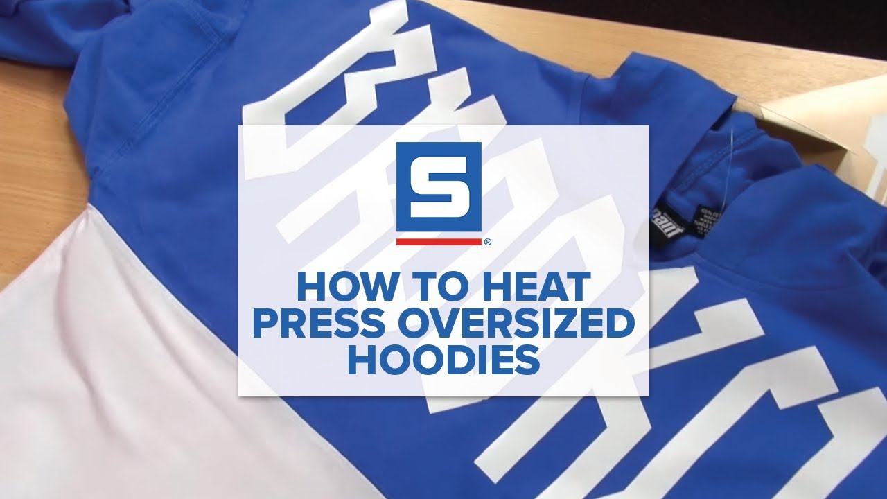 How to Heat Press Oversized Hoodies