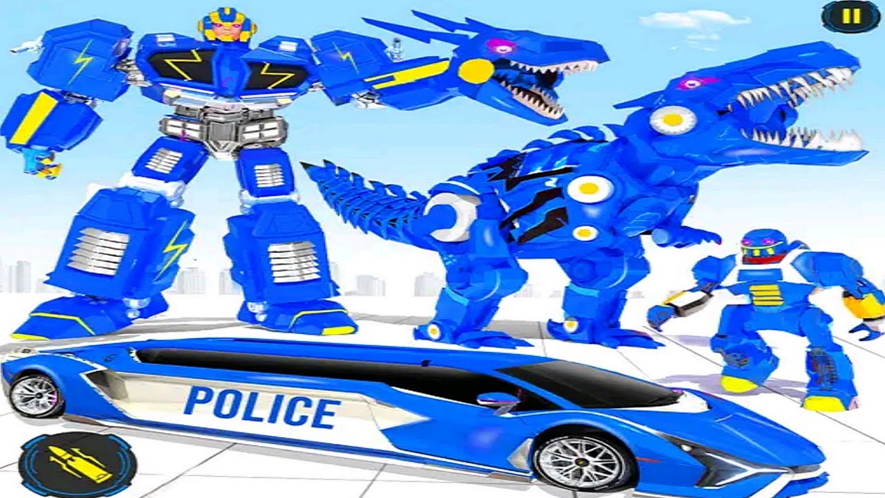 Limo Car Dino Robot Multi Transformation Game | Android iOS Gameplay