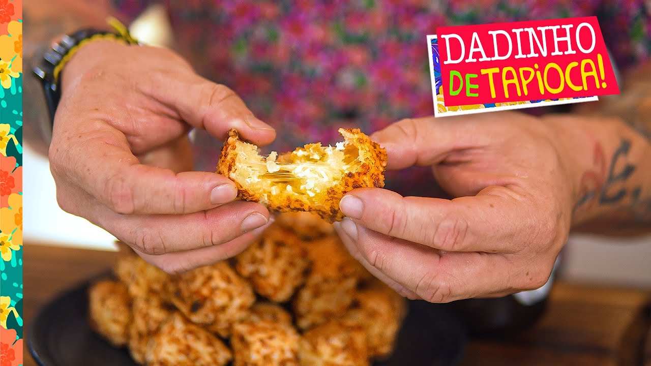 DADINHO DE TAPIOCA recheado com MUITO queijo! / Égua Doido