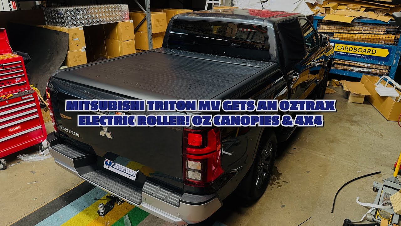 Mitsubishi Triton MV gets an Oztrax Electric Roller! - Oz Canopies & 4x4