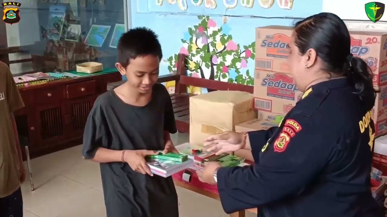 Kegiatan jumat curhat biddokkes polda bali di panti asuhan dharma jati 2