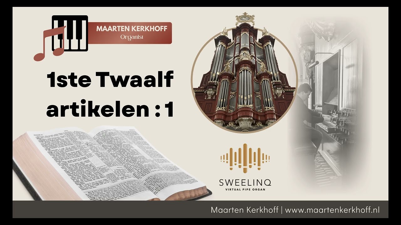1ste berijming 12 artikelen des geloofs vers 1 - Psalmen | Wolfferts Heijneman Zaltbommel | Sweelinq