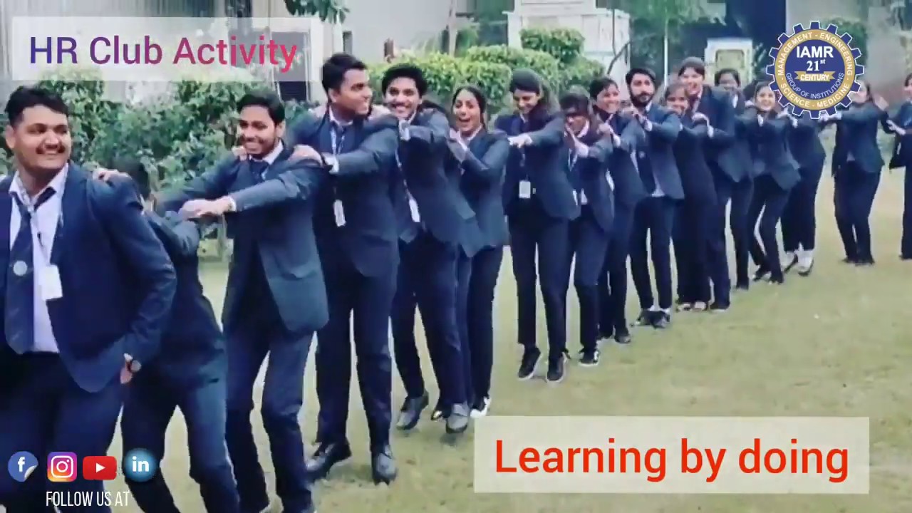 #ACtivitybasedlearning #HRCLUB #HRactivity #leadership #Coordination HR Club activity at IAMR