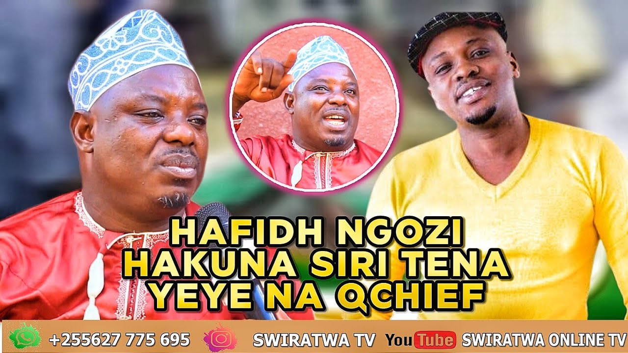 🔴#live:HAFIDH NGOZI ATOA SIRI NZITO YA MWALIMU WAKE WA QASWIDA, NAMUELEWA QCHIEF NDIO NAMUIGA