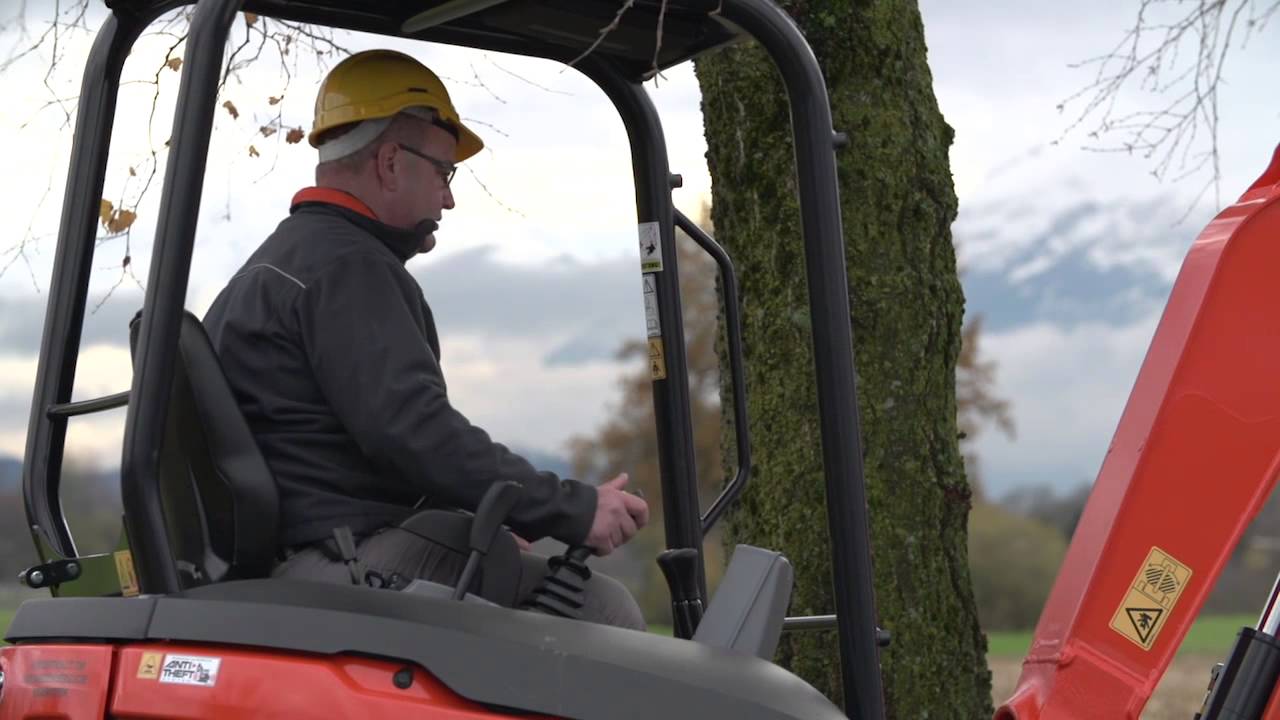 Beliebtester Bagger der Schweiz - Hutter Kubota U17