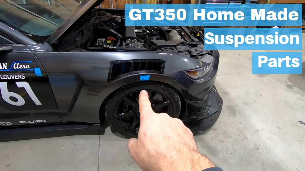 Установка самодельных деталей подвески на мой GT350 — переделка подвески Magneride на койловер