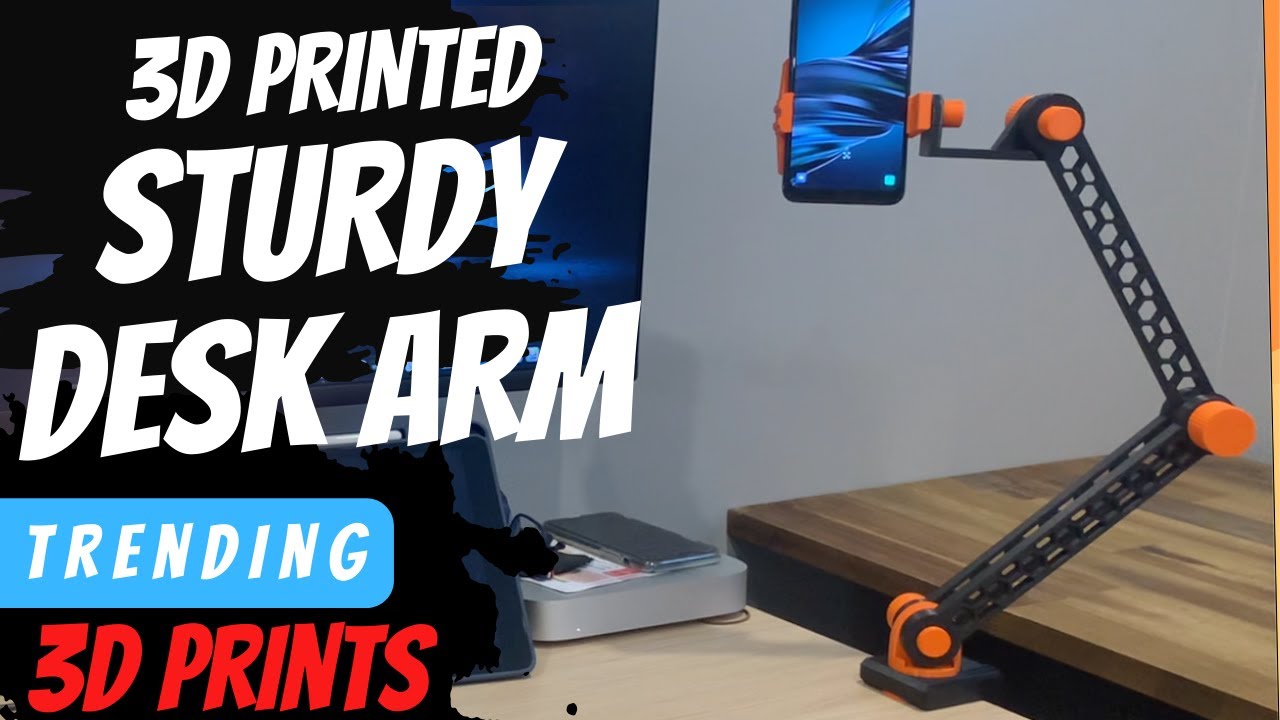 Building a strong desk arm with 3D printing 🦾 Top trending 3d prints