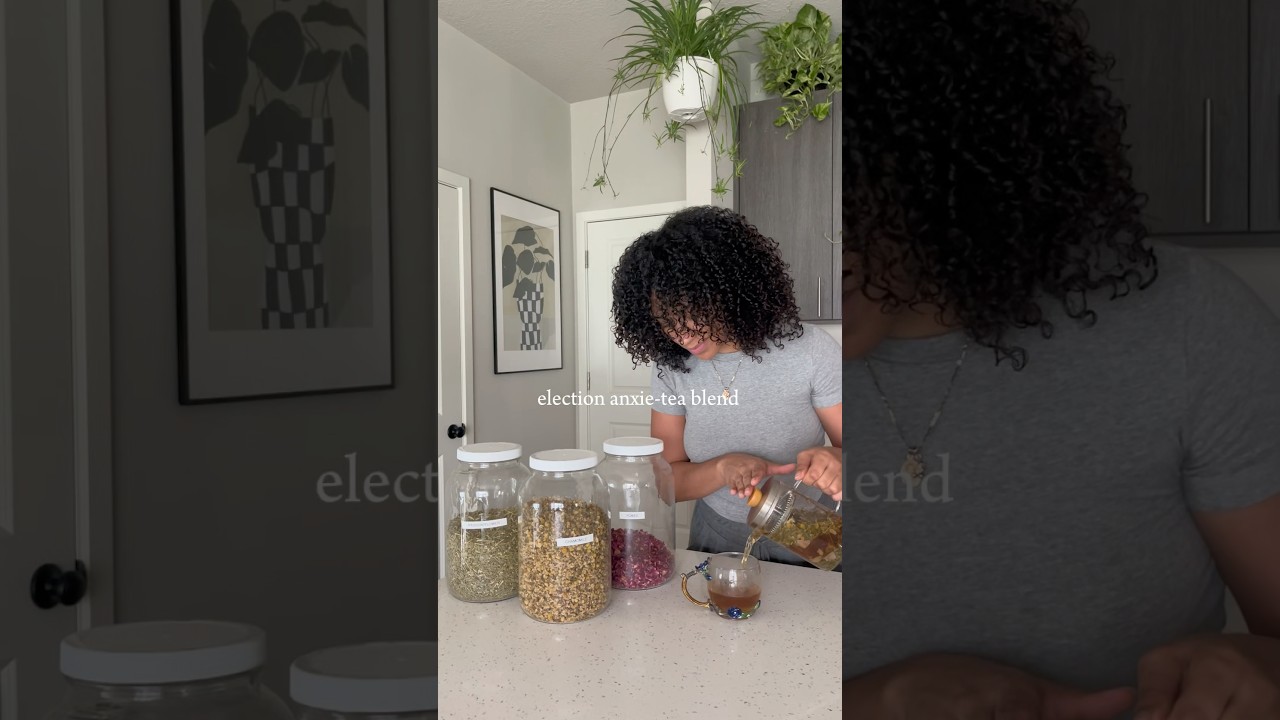 Election Day jitters? Breathe easy with this tea blend. #tea #herbs #anxiety