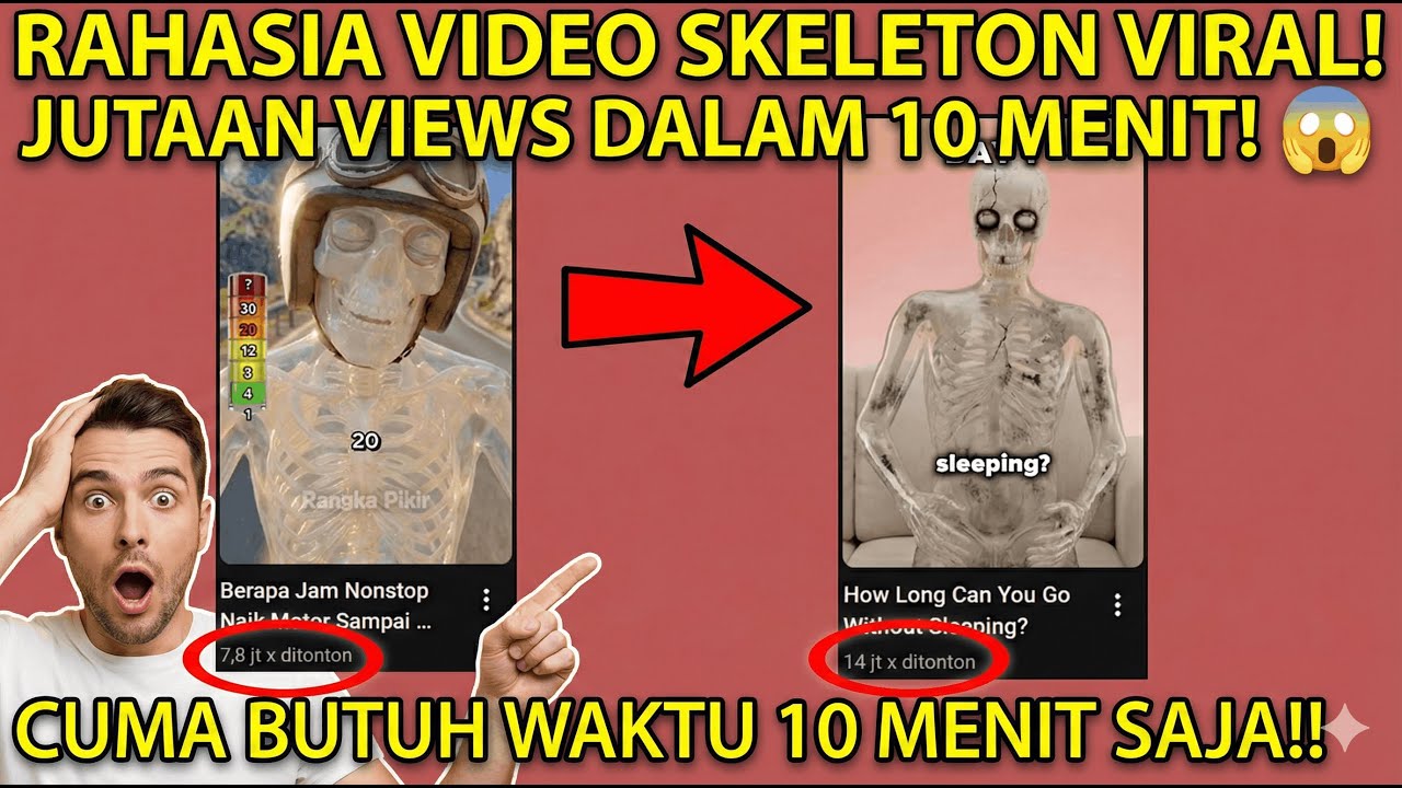 TUTORIAL MUDAH BIKIN KONTEN RANGKA VIRAL 😱‼️‼️‼️