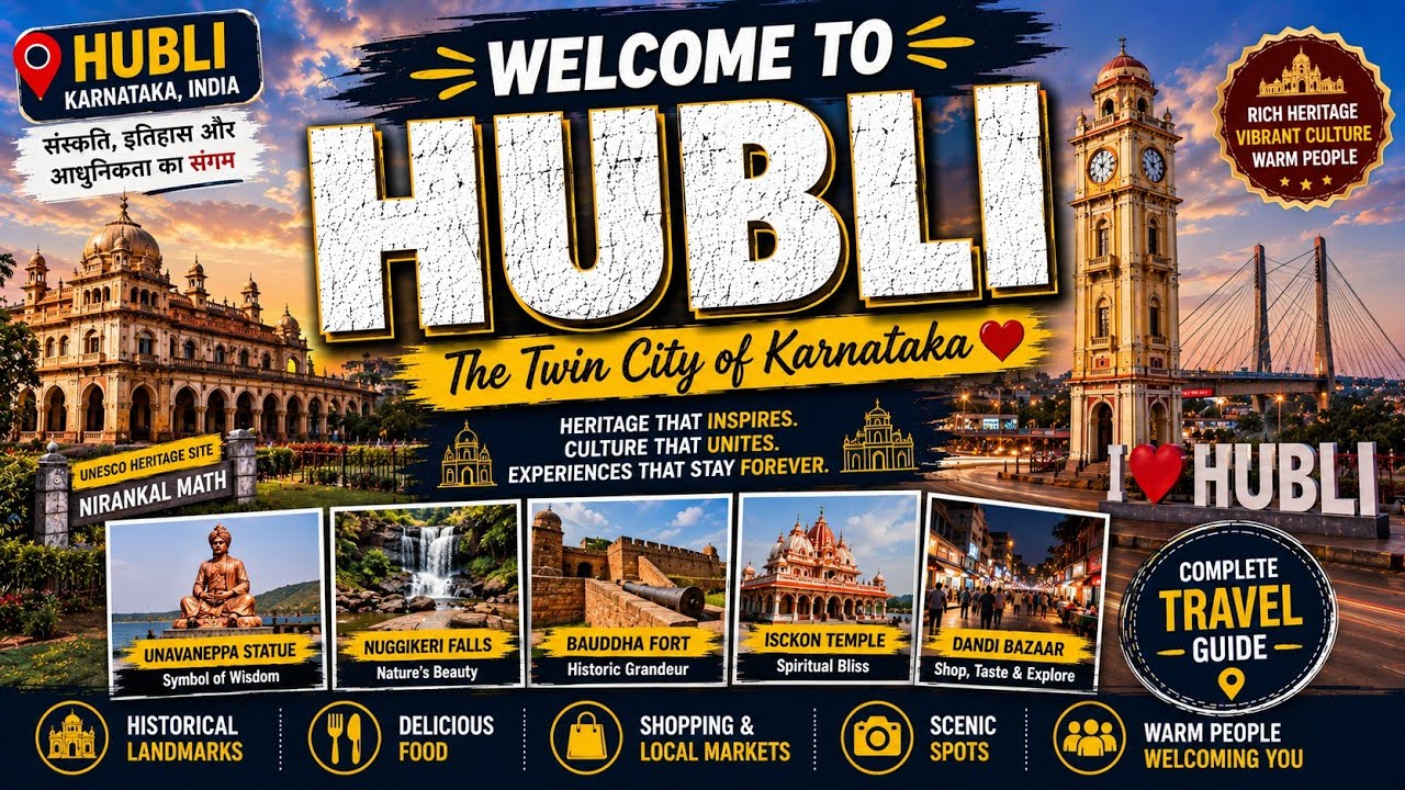 Hubli | आज का हुबली शहर कुछ ऐसा है | हुबली के इस जगह को जरूर घूमें | Hubli City | Hubli Dharwad City