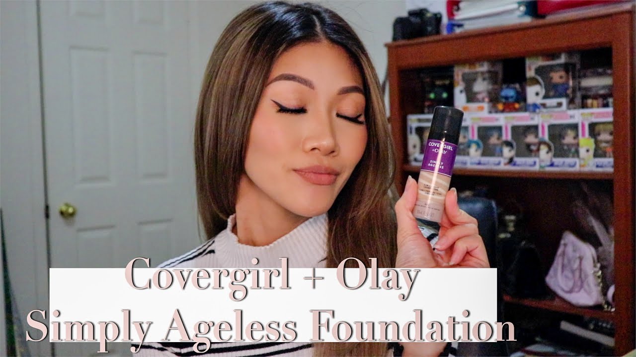 Covergirl + Olay Simply Ageless Foundation (Review & Demo)| Nadia Ngo