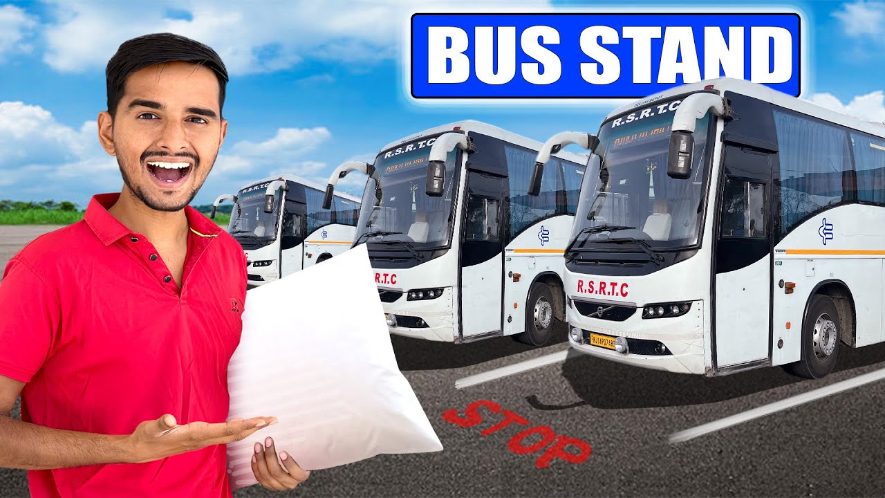 I spend 24 hours at Bus Stand 🚍 मेरे साथ धोखा हुआ 😳