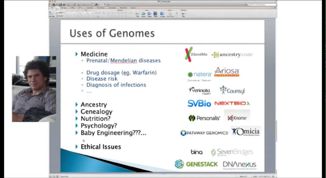 Serafim Batzoglou &ndash; The cost and prospects of the genome