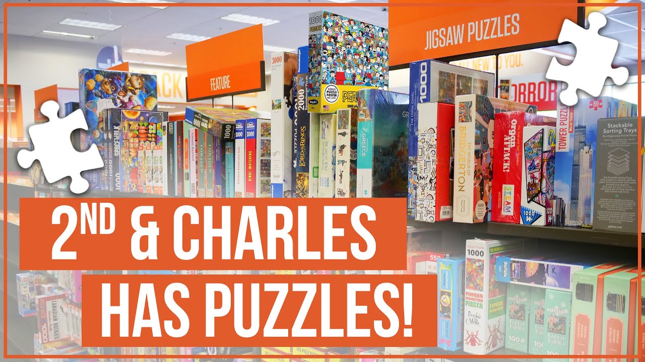 Puzzle Shopping at 2nd & Charles! 🧩 | Jigsaw Puzzle Shop With Me!
