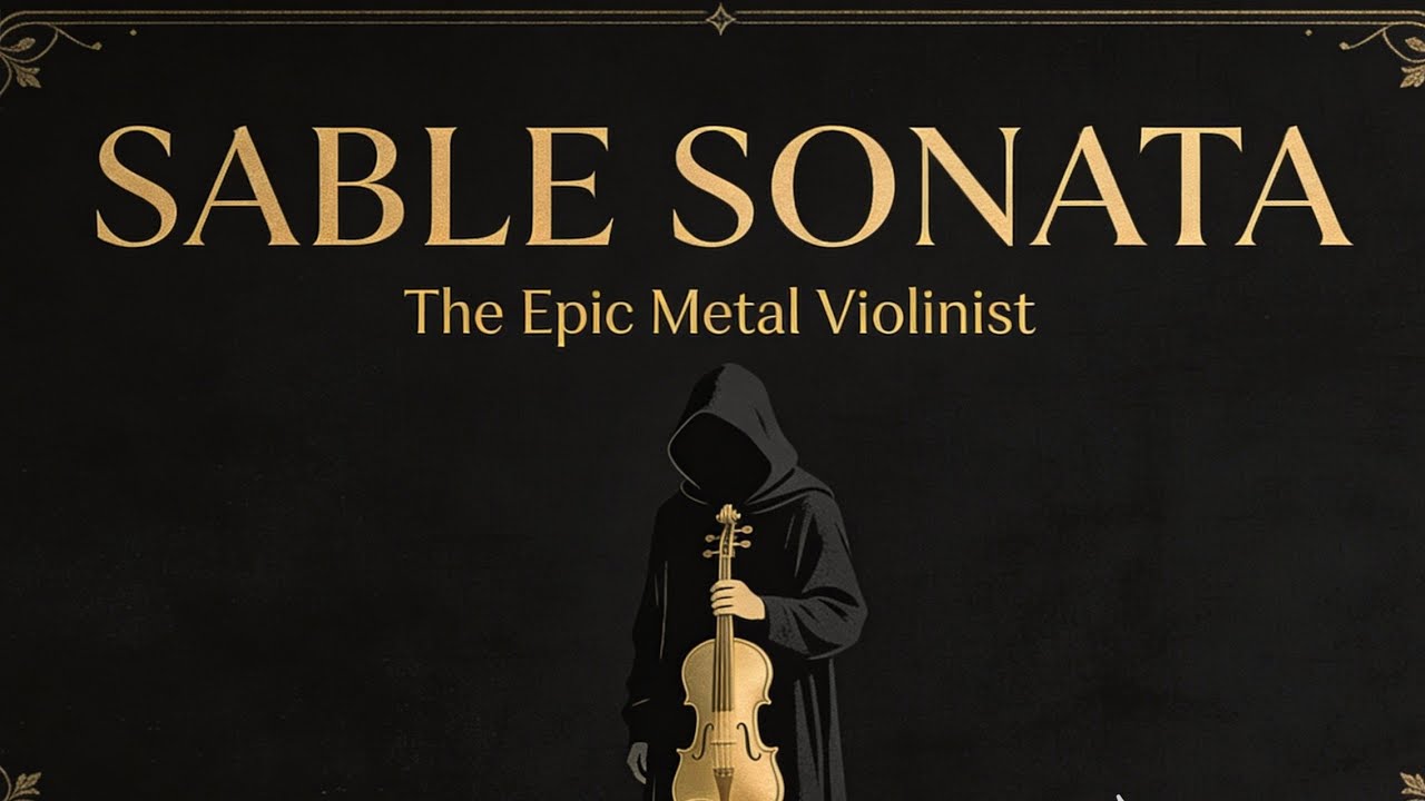 Sable Sonata | Violin x Metal Fusion | Minimalist Violin Metal (1:00:00) ⚫🎻