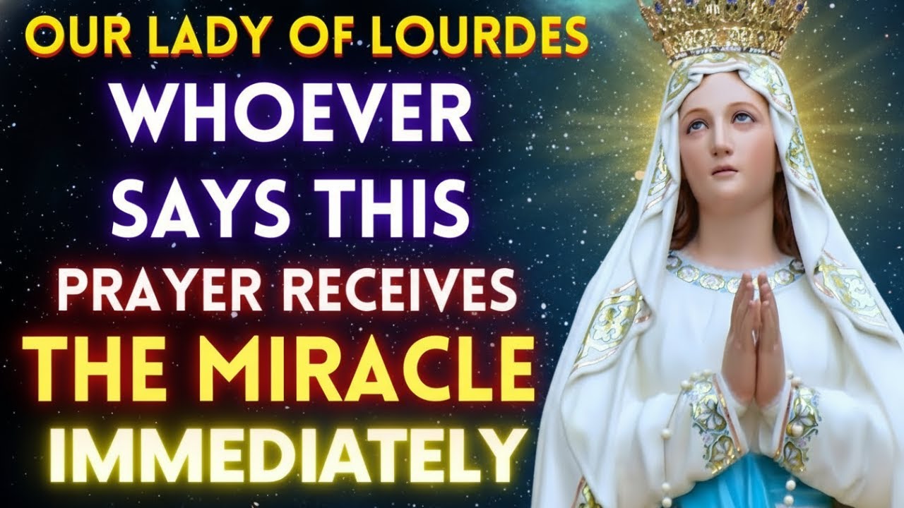 ✝️Сильная молитва Богоматери Лурдской об исцелении в неотложных и отчаянных случаях