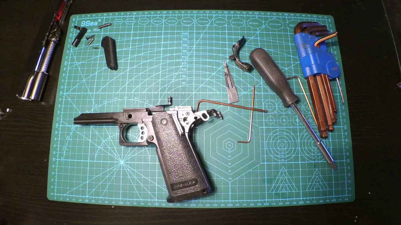 Полная разборка усм пистолета KJW Hi-capa KP-05