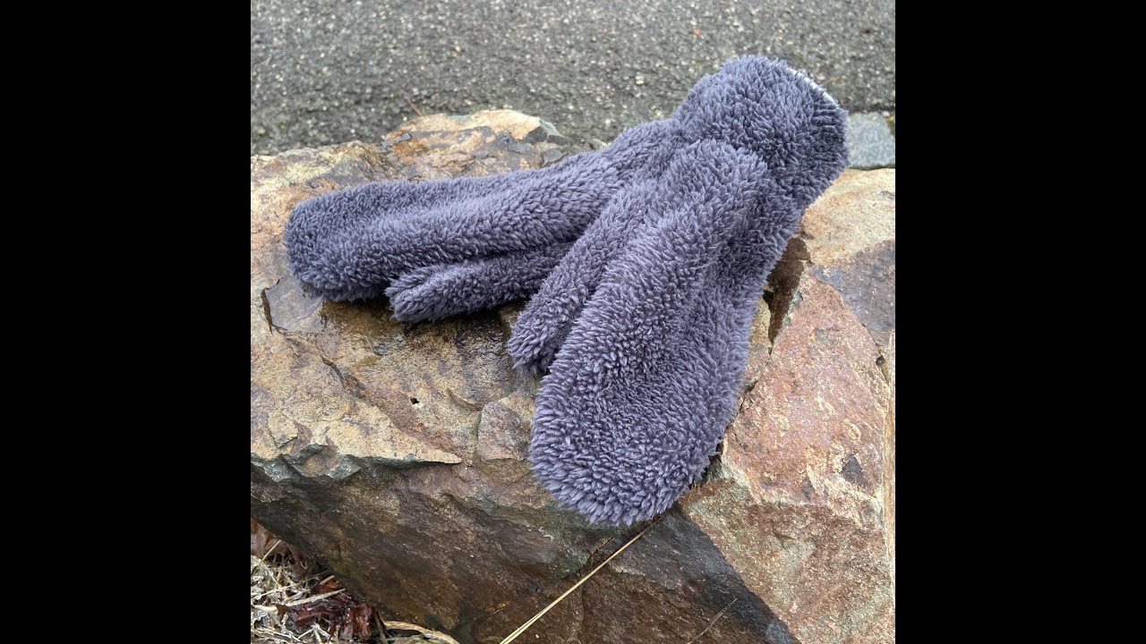 Dámské rukavice z materiálu oboustranný fleece