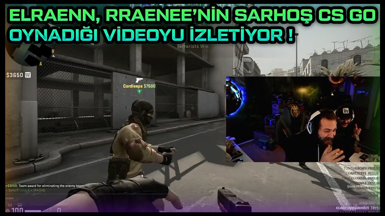 ELRAENN, RRAENEE'NİN SARHOŞ CS GO OYNADIĞI VİDEOYU İZLETİYOR !
