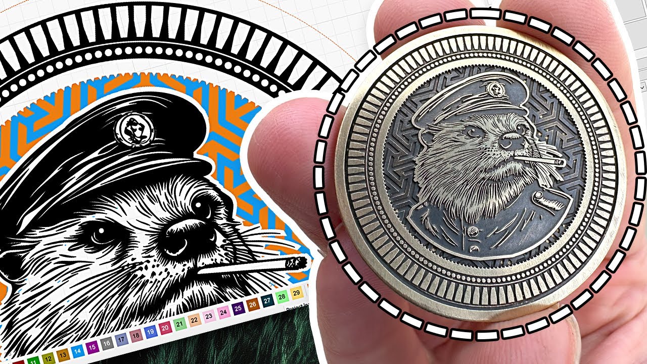 Create delicious coin borders in Lightburn (and its EASY!)