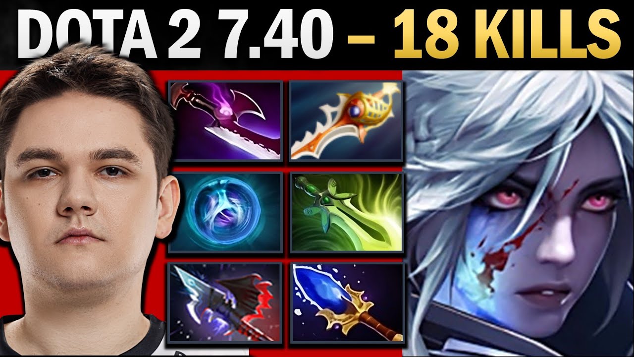 Drow Ranger Pro Carry with Rapier and 18 Kills - Gameplay Dota 2