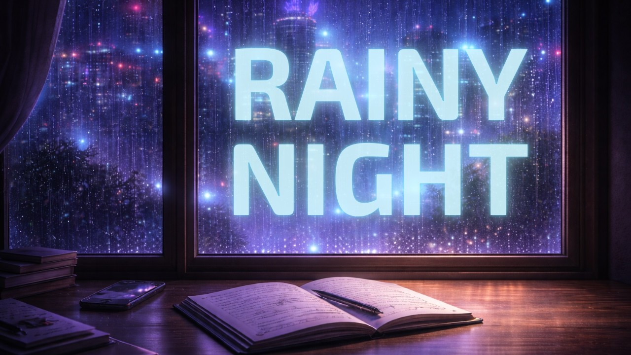 Rainy Night Study | Deep Focus Music for Reading, Studying & Deep Work