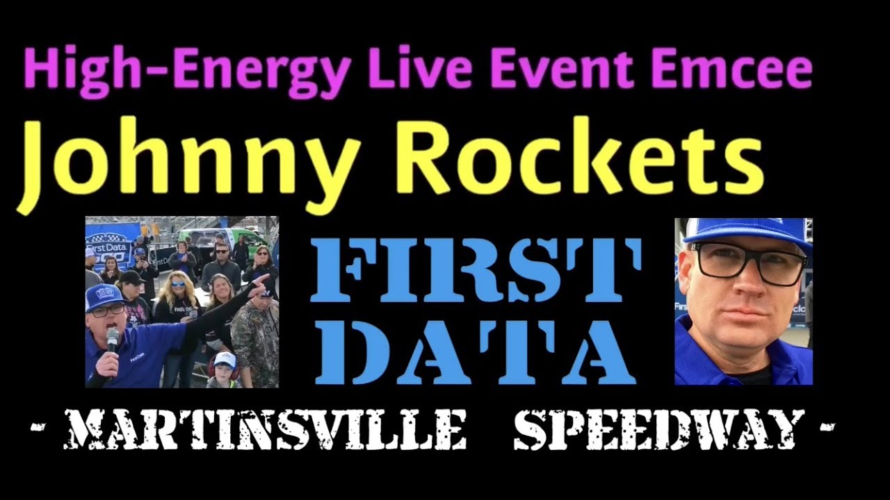 First Data 500 NASCAR Fan Experience Display at Martinsville Speedway with Johnny Rockets EMCEE