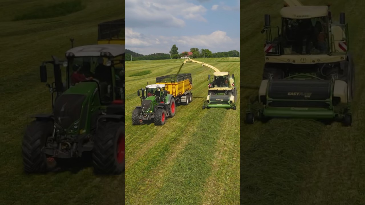 💚 Krone & Fendt PARTY 💚 #fendt #krone #annaburger #agriculture #wielton #farming #landwirtschaft
