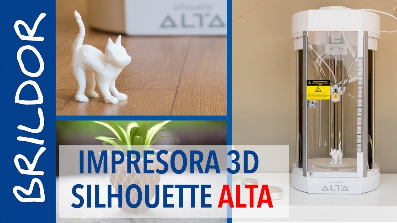 Impresora 3D Silhouette Alta: Instalación y uso