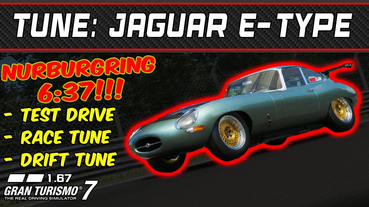 GT7 - Настройка: Jaguar E-type Coupé '61 - Gran Turismo 7 - 1.67