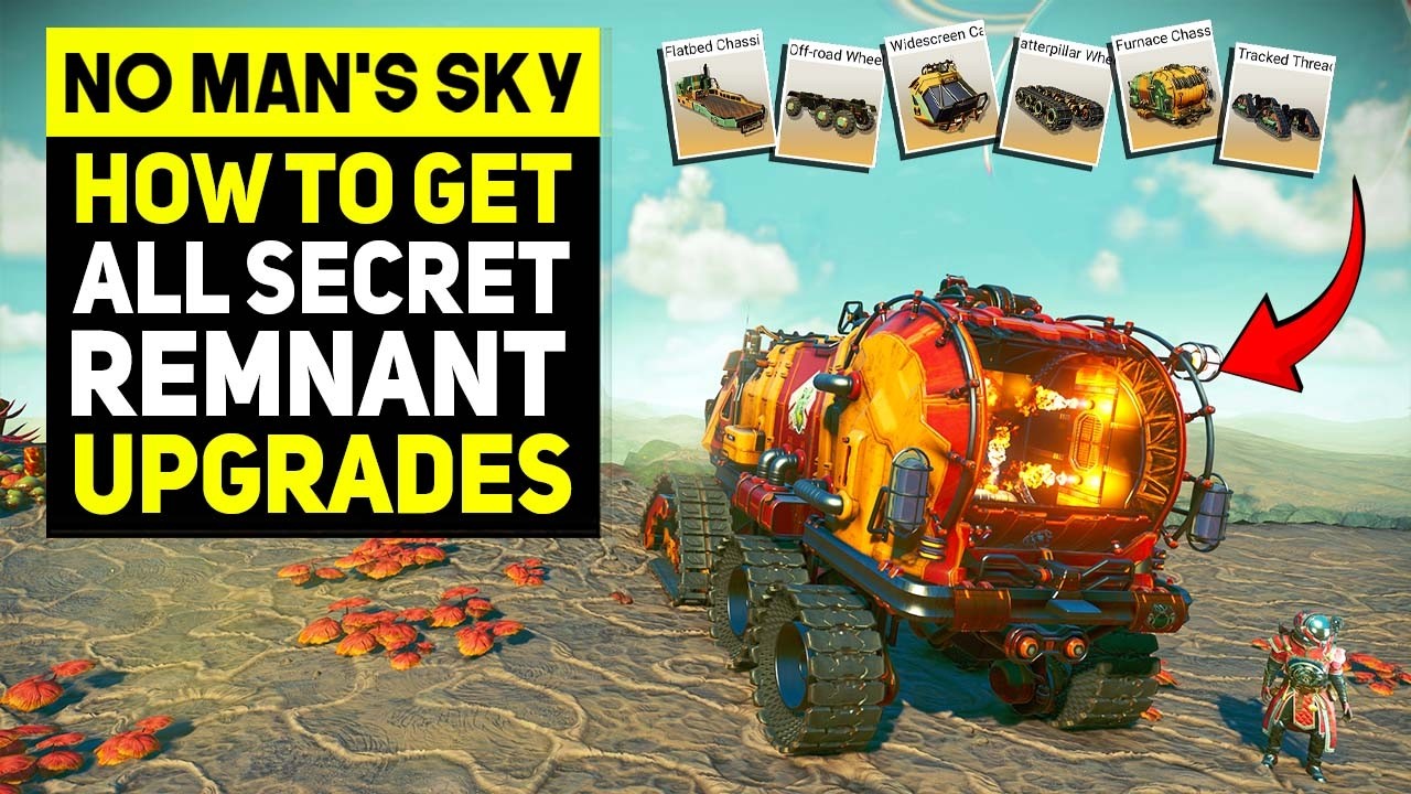 No Man's Sky - How To Unlock All NEW SECRET Upgrades in Remnant Upgrade