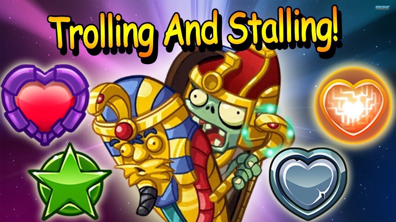 Trolling And Stalling With Undying Pharaoh! ▌ PvZ Heroes